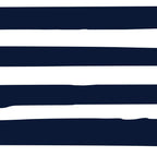 Ocean Stripes, Modern, Abstract, Navy Blue and White Coffee Mug Gallery Image 2