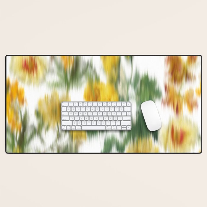seamless pattern abstract texture background flowers Desk Mat Gallery Image 1