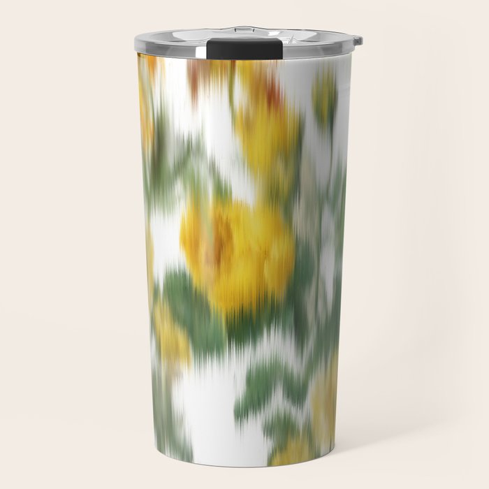 seamless pattern abstract texture background flowers Travel Mug Gallery Image 1