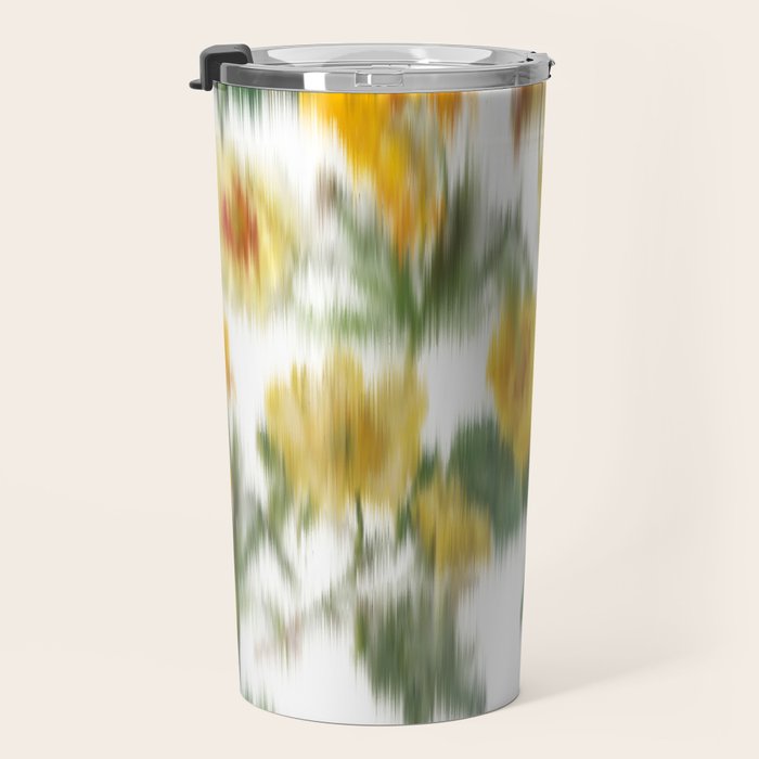 seamless pattern abstract texture background flowers Travel Mug Gallery Image 3
