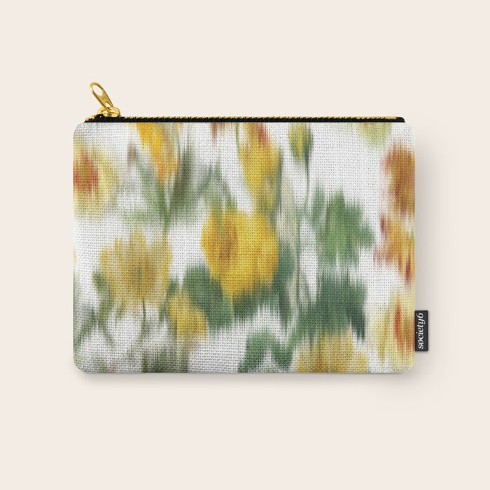 seamless pattern abstract texture background flowers Carry All Pouch Gallery Image 1