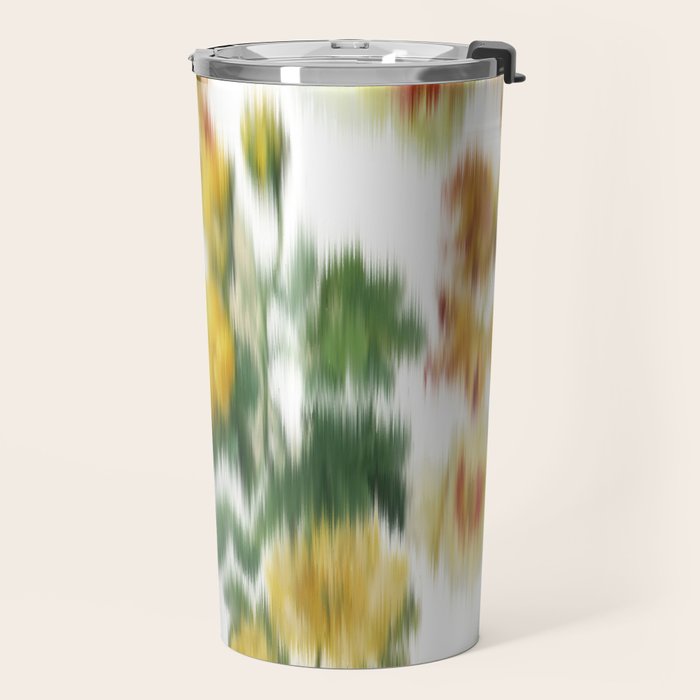 seamless pattern abstract texture background flowers Travel Mug Gallery Image 2