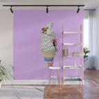 sweet shred purple Wall Mural Gallery Image 1