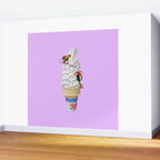 sweet shred purple Wall Mural Gallery Image 2