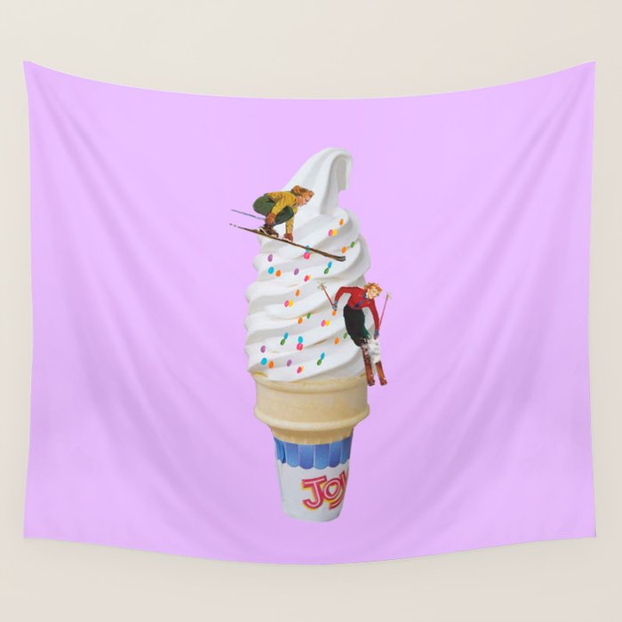 sweet shred purple Wall Tapestry Gallery Image 1