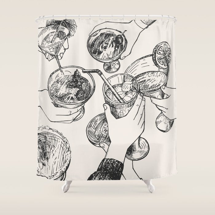Cheers Shower Curtain Gallery Image 1