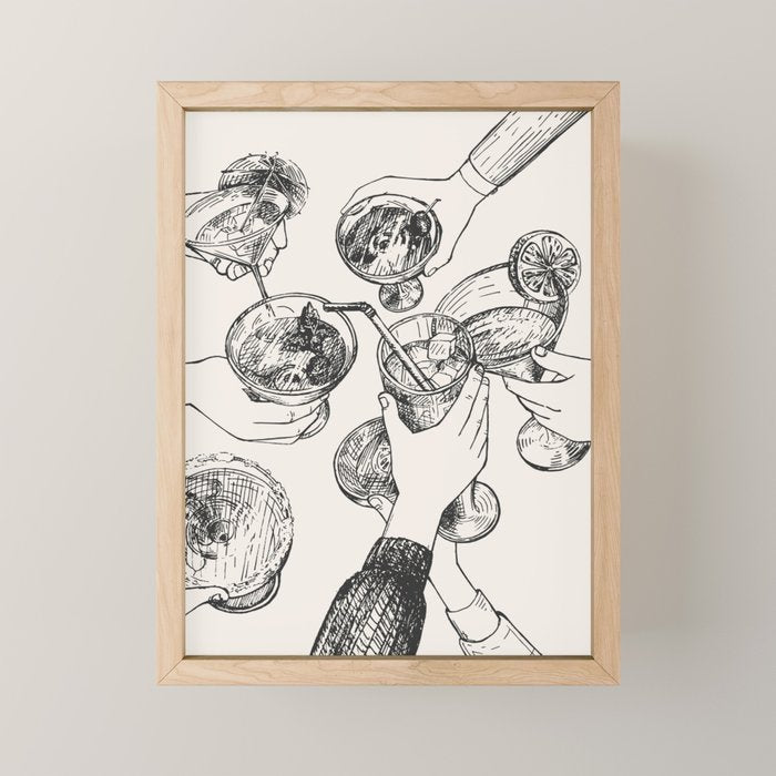 Cheers Mini Art Print Gallery Image 1