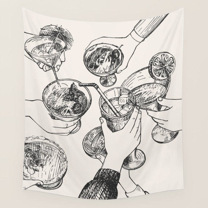 Cheers Wall Tapestry Gallery Image 4