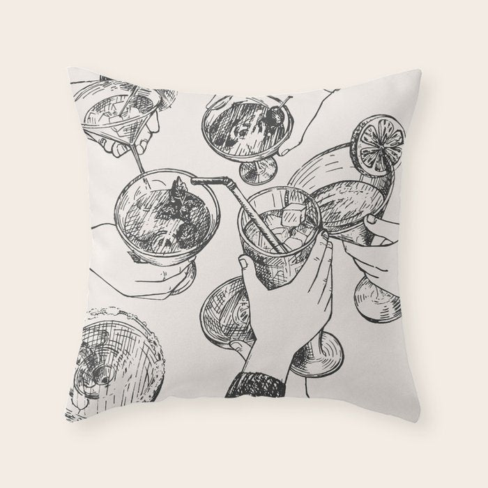 Cheers Throw Pillow Gallery Image 6