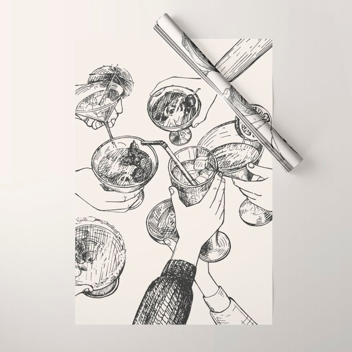 Cheers Wrapping Paper Gallery Image 1