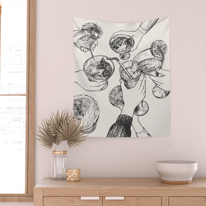 Cheers Wall Tapestry Gallery Image 2