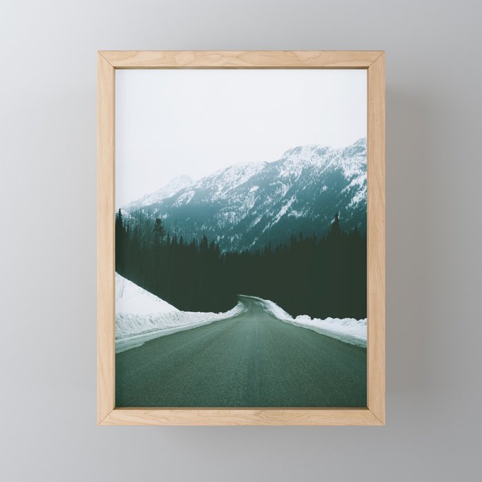 BC Mountain Drive Mini Art Print Gallery Image 1