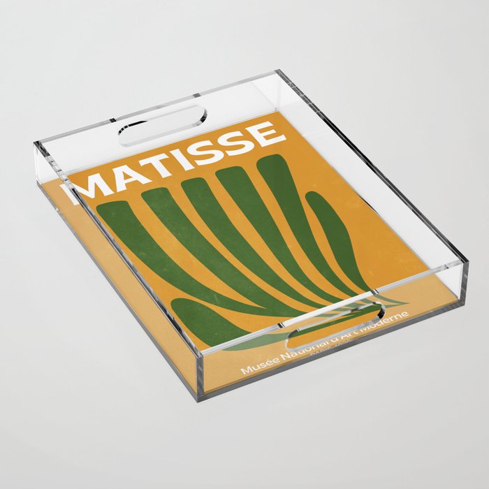 Golden Sunset: Paper Cutouts Matisse Edition  Acrylic Tray Gallery Image 1