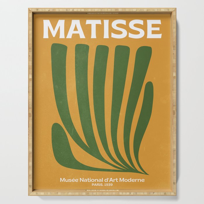 Golden Sunset: Paper Cutouts Matisse Edition  Serving Tray Gallery Image 1