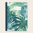 Tropical Palms, Green and Blue, Abstract Notebook Gallery Image 4
