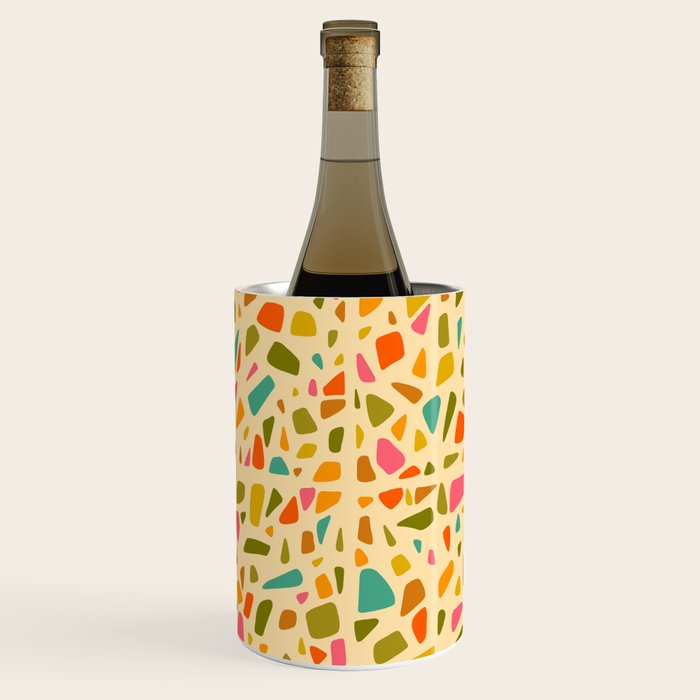 Terrazzo Print in Cream Wine Chiller Gallery Image 1