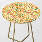 Terrazzo Print in Cream Side Table Gallery Image 2