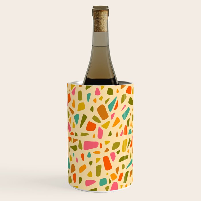 Terrazzo Print in Cream Wine Chiller Gallery Image 3