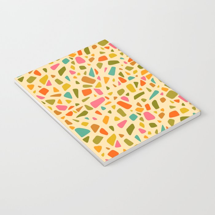 Terrazzo Print in Cream Notebook Gallery Image 3