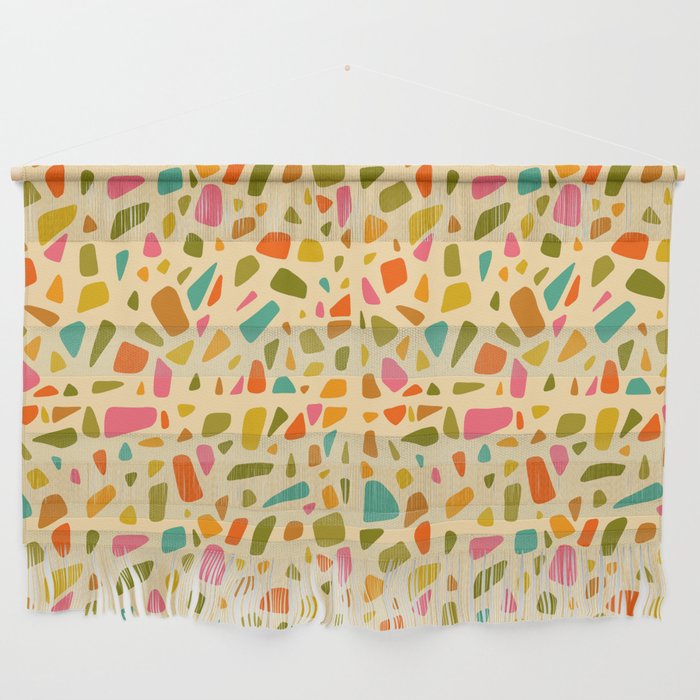 Terrazzo Print in Cream Wall Hanging Gallery Image 1