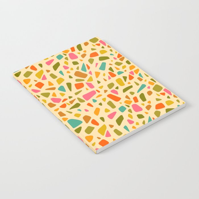 Terrazzo Print in Cream Notebook Gallery Image 2