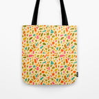 Terrazzo Print in Cream Tote Bag Gallery Image 1