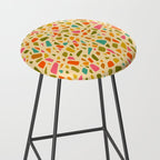 Terrazzo Print in Cream Stool Gallery Image 2