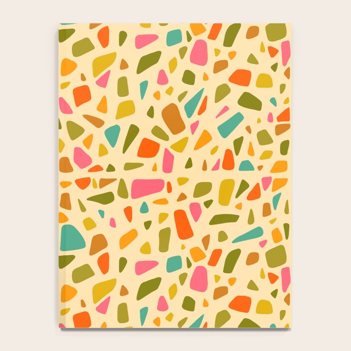 Terrazzo Print in Cream Notebook Gallery Image 4