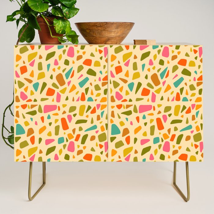 Terrazzo Print in Cream Credenza Gallery Image 1