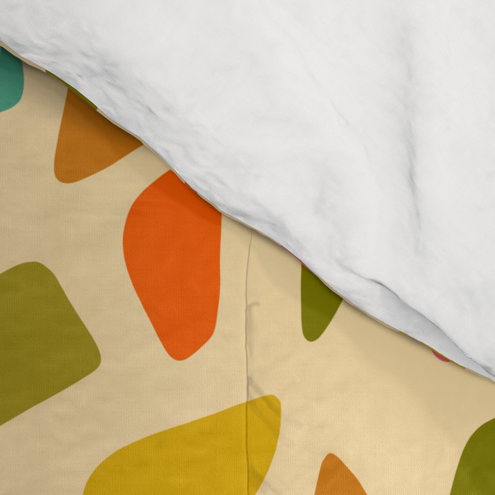 Terrazzo Print in Cream Comforter Gallery Image 4