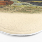 Birds-of-paradise (Parotia Lawesi) by John Gould, 1875-1888 (benefitting the Nature Conservancy) Bath Mat Gallery Image 3