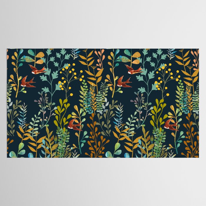 The Wild Garden Night Tablecloth Gallery Image 2