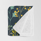 The Wild Garden Night Throw Blanket Gallery Image 3