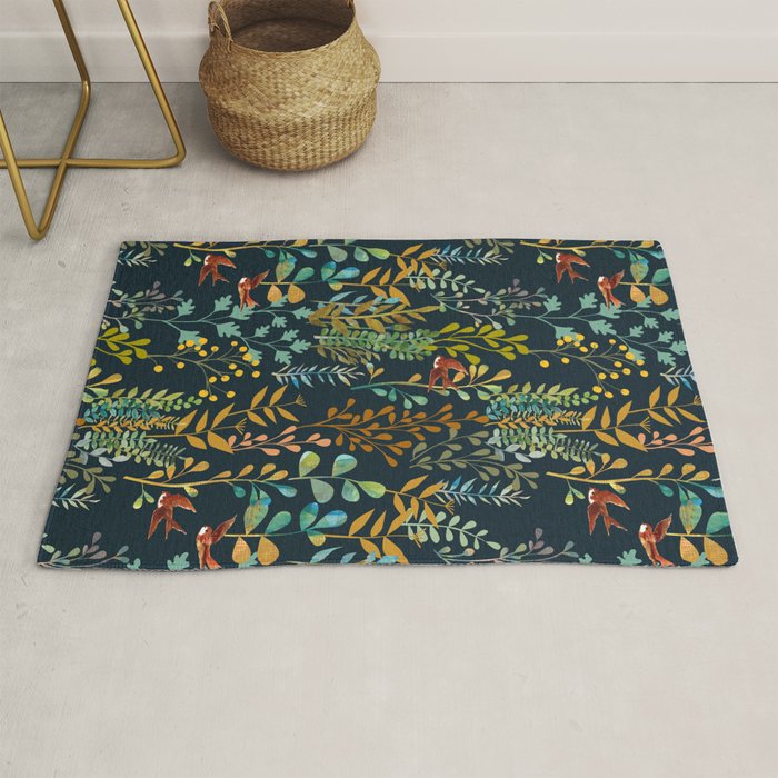 The Wild Garden Night Rug Gallery Image 1