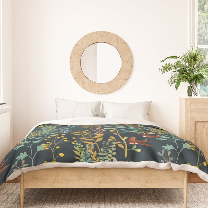 The Wild Garden Night Duvet Cover Gallery Image 3