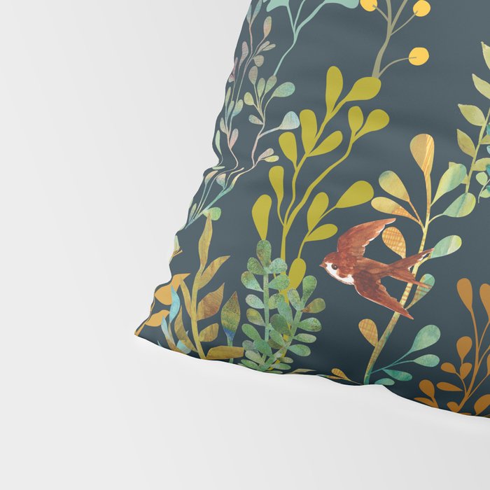 The Wild Garden Night Pillow Sham Gallery Image 4