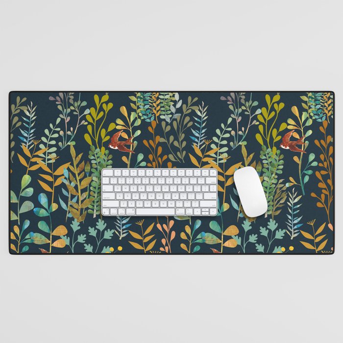 The Wild Garden Night Desk Mat Gallery Image 1
