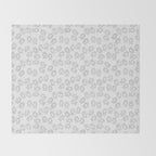 Puppy Paw Prints Throw Blanket Gallery Image 2