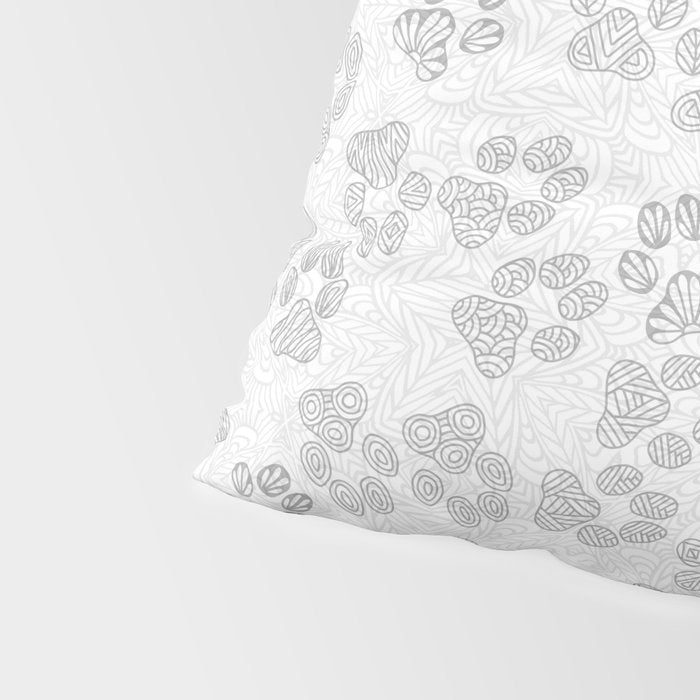 Puppy Paw Prints Pillow Sham Gallery Image 4