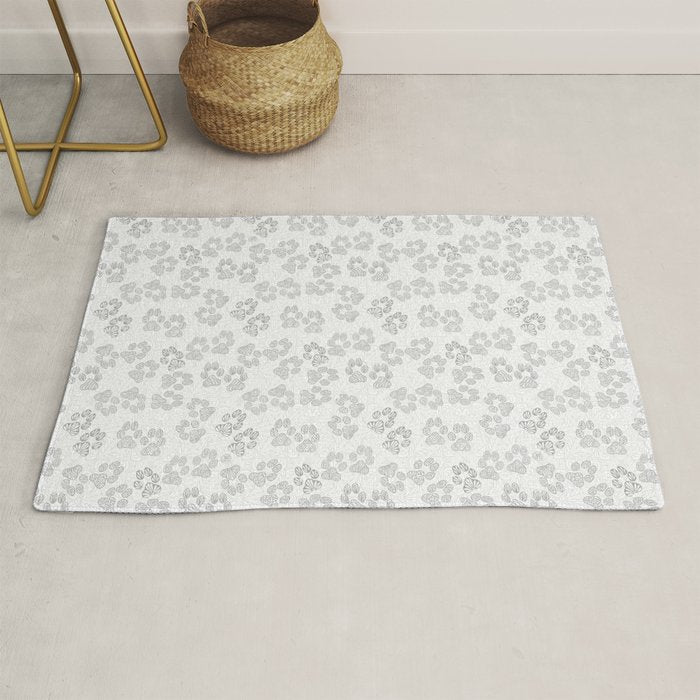 Puppy Paw Prints Rug Gallery Image 1