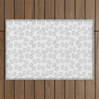 Puppy Paw Prints Outdoor Rug Gallery Image 1