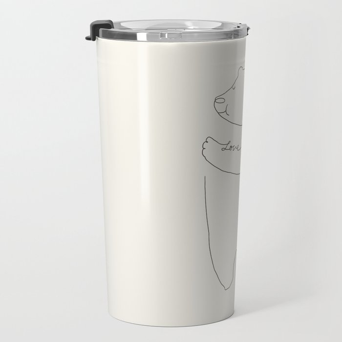 Love Yourself Bear Travel Mug Gallery Image 3