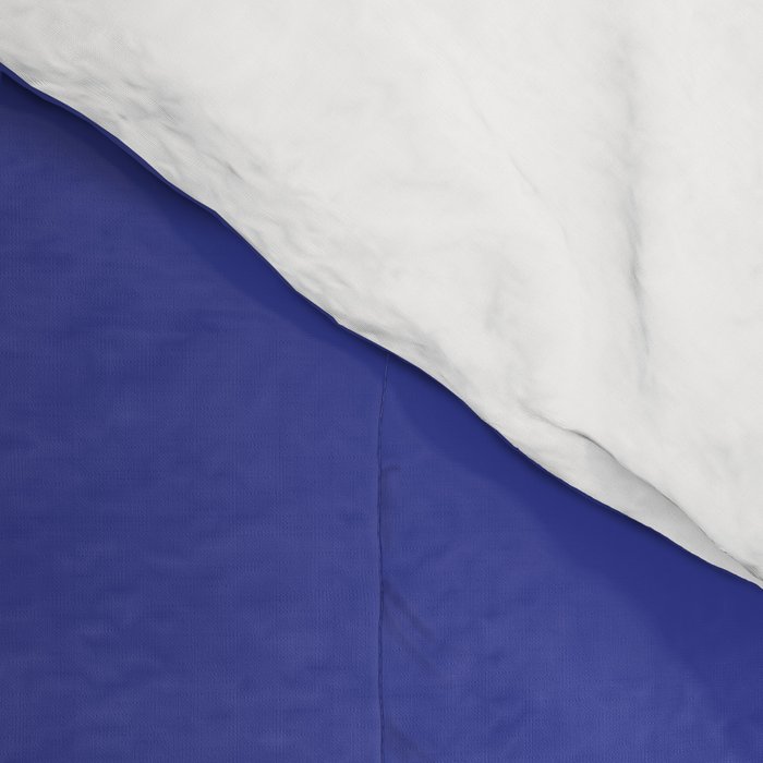 Fish Stripe Colorful Vivid Minimal Mid Century Modern Ocean Pattern on Blue Comforter Gallery Image 4