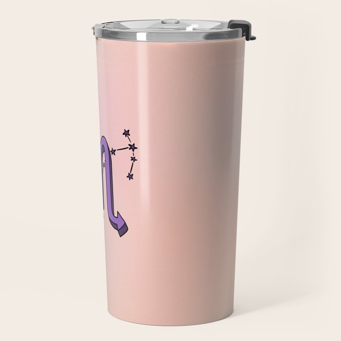 Scorpio Symbol Travel Mug Gallery Image 2