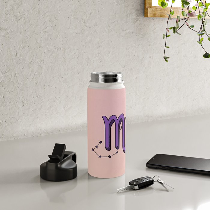 Scorpio Symbol Water Bottle Gallery Image 4