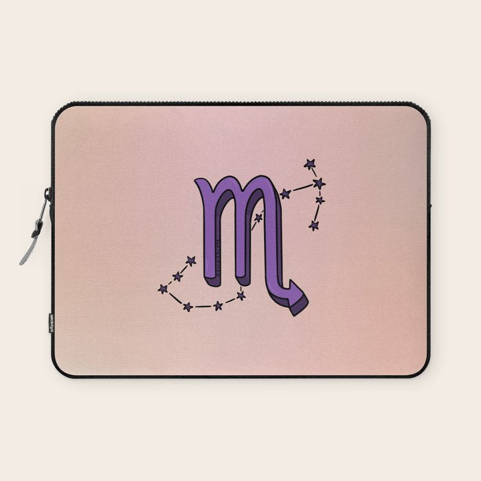 Scorpio Symbol Laptop Sleeve Gallery Image 1