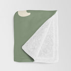 Hey Good Lookin' (Sage Cream) Throw Blanket Gallery Image 3