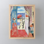 Henri Matisse Woman at The Open Window Painting Mini Art Print Gallery Image 1