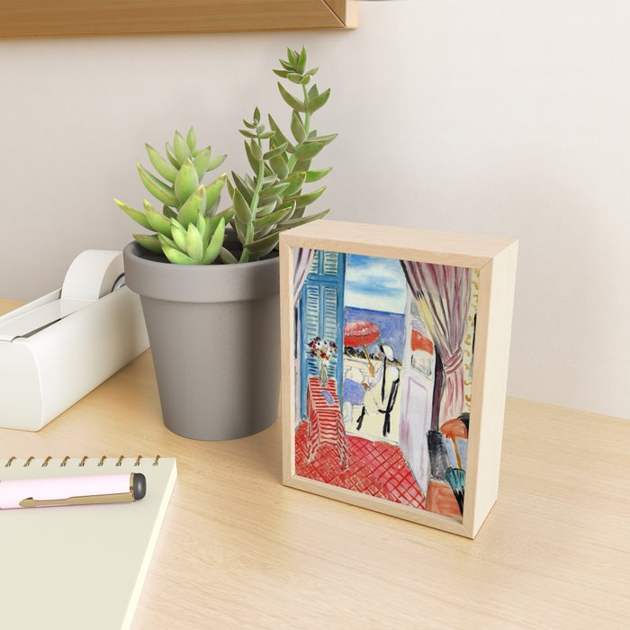 Henri Matisse Woman at The Open Window Painting Mini Art Print Gallery Image 2