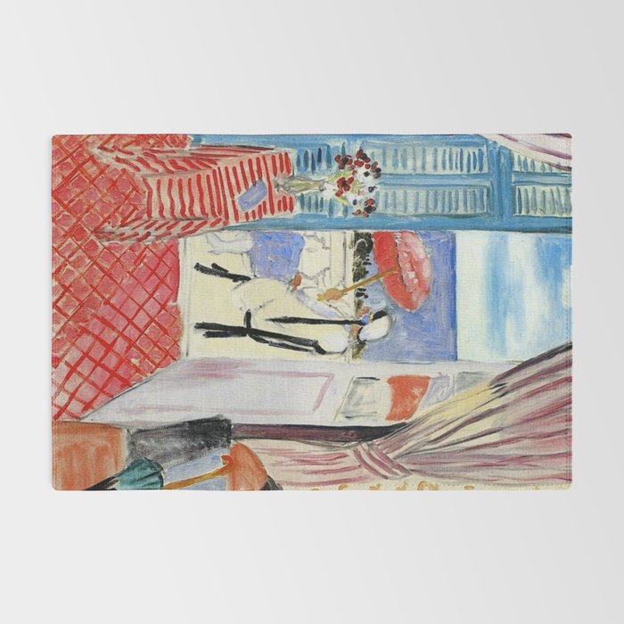 Henri Matisse Woman at The Open Window Painting Rug Gallery Image 2